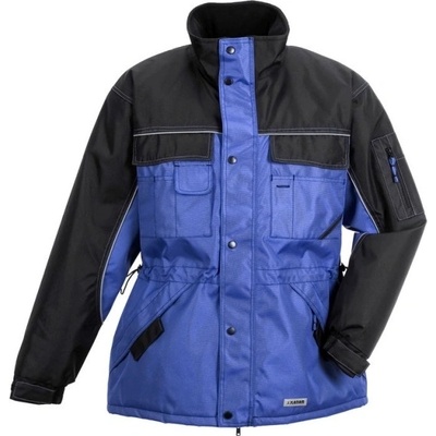Planam OUTDOOR DUST zimná parka Kráľovská modrá čierna