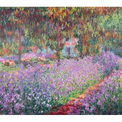 Obrazy - Monet, Claude: Monetova zahrada v Giverny - reprodukce obrazu
