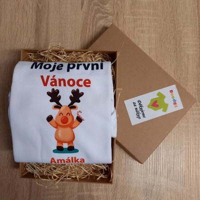 Boodyy Dupačky Moje první Vánoce se sobíkem Amálka