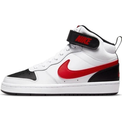 Nike Court Borough Mid bielo červená