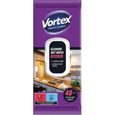 VORTEX vlhčené ubrousky do Kuchyně 48 ks
