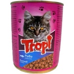  Консерва за коте Tropi с вкус на риба 10 броя стек (976)