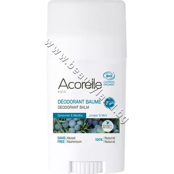 Acorelle Стик Acorelle Deodorant Balm Juniper and Mint, p/n AC-deo3 - Део стик за мъже против изпотяване с аромат на хвойна и мента (AC-deo3)