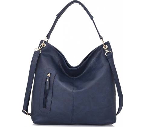 Kabelka Hanize shopper modrá