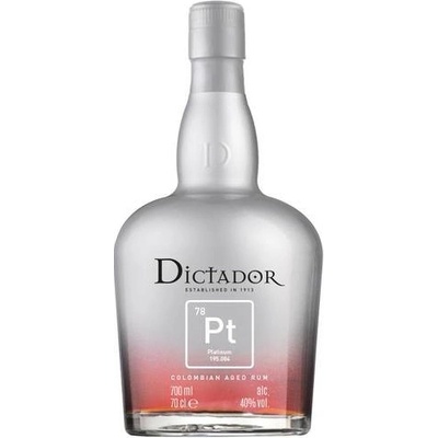 Dictador Platinum 40% 0,7 l (holá láhev)