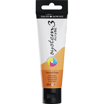 Daler-Rowney System3 АКРИЛНА боя Fluorescent Orange 59 ml 1 бр (129059653)