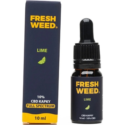 Freshweed CBD Kapky Lime 10 ml Procento CBD: 10%