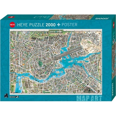 Heye Město popu 2000 dílků