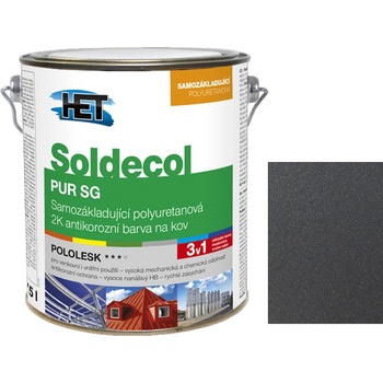 HET Soldecol PUR Kovářská Barva 2,1 L SKB/HK 1999 antracit