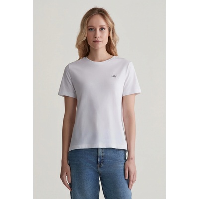 Gant REG SHIELD SS T SHIRT biela