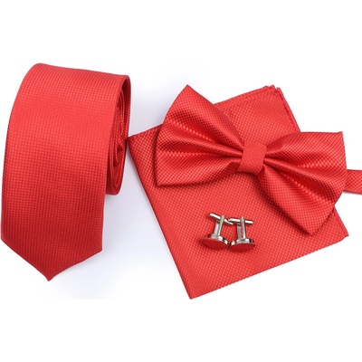 Decofashion Červený set s kravatou