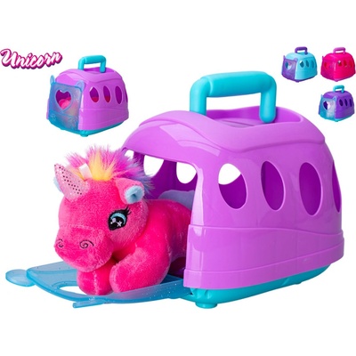 Mikro trading Unicorn Jednorožec ležící v přepravce 14 cm