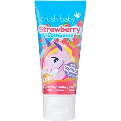 Brush-baby Strawberry Unicorn, detská s jahodovou príchuťou 3-6 let 50 ml