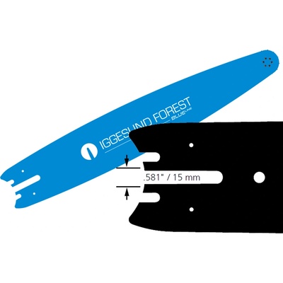 IGGESUND Harvestorová lišta 90cm 2mm .404" BLUE Line XL811PX