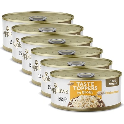 Applaws Dog Taste Toppers in Broth пилешки гърди 6 x 156 г