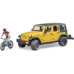 BRUDER Bruder: Комплект фигурки за кола и мотор Jeep Wrangler Rubicon Unlimited