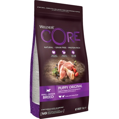 Wellness Core Puppy Small & Medium Breed Turkey & Chicken 1,5 kg