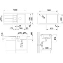 Image 1 of BLANCO METRA 6 S (513223)