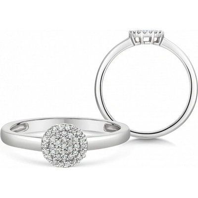Sofia diamonds zlatý zásnubný prsteň s diamantom H I1 UDRG50430W H I1