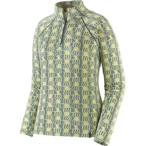 Patagonia Дамско синтетично термобельо Patagonia Women's Capilene Midweight Zip-Neck Synthetic base layer - Sun Quilt: Blue Sage - размер XL (114-4125-0215)