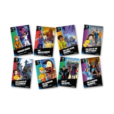 Project X Alien Adventures: Dark Red + Book Band, Oxford Levels 19-20: Dark Red + Book Band, Mixed Pack of 8 Tucker Mike