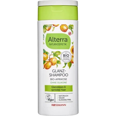 Alterra Naturkosmetik šampon pro lesk meruňka 200 ml