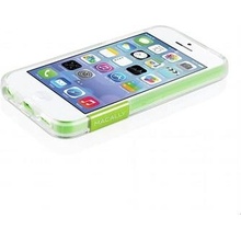 Pouzdro Macally RIM typu bumper Apple iPhone 5C čiré