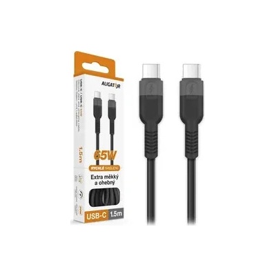 Aligator DATKP71 Datový SoftPastels 3A 65W USB-C/USB-C černý