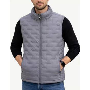 Jack&jones Quilted Sleeveless Vest Grey