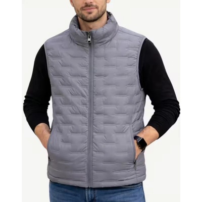 Jack&jones Quilted Sleeveless Vest Grey