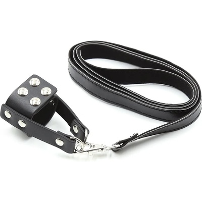 Kiotos Cock Ring with Leather Leash