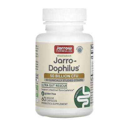 Jarrow Formulas Jarro-Dophilus Ultra Gut Rescue 50 Billion CFU, 60 vcaps