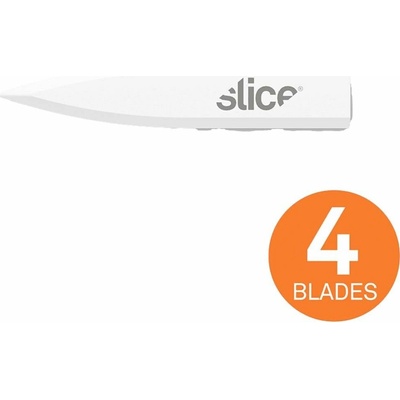 Keramické náhradné čepele, viacúčelová čepeľ, v tvare dýky Slice 10532 4 ks