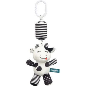 Sensillo Играчка За Количка Черно-Бяла Кравичка Sensillo Sensillo