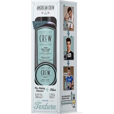 American Crew Fiber Duo - Giftset подаръчен комплект За коса за мъже