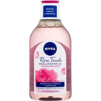 Nivea Rose Touch Micellar Water With Organic Rose Water 400 ml мицеларна вода с органична розова вода за жени