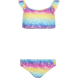 ZIG ZAG Детски комплект бикини ZIG ZAG Kid's Carly Bikini Bikini - Rainbow Hearts - размер 116 (EU) (750-2632-0313)