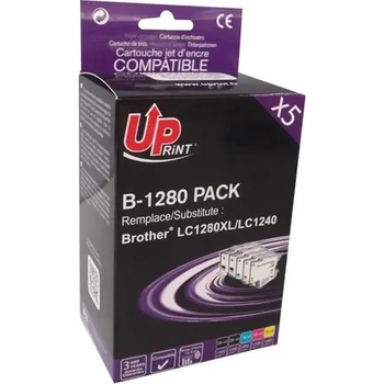 Compatible Мастилница UPRINT LC1280XL / LC1240, BROTHER, (BK+C+M+Y) (LF-INK-BROT-LC1240-Pack)