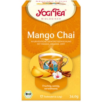 Yogi Tee Bio Mango Chai - 17 пакетчета чай