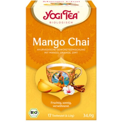 Yogi Tee Bio Mango Chai - 17 пакетчета чай