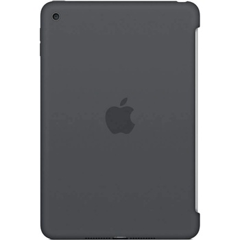 Apple Silicone Case - оригинален силиконов кейс за iPad mini 4 (тъмносив)