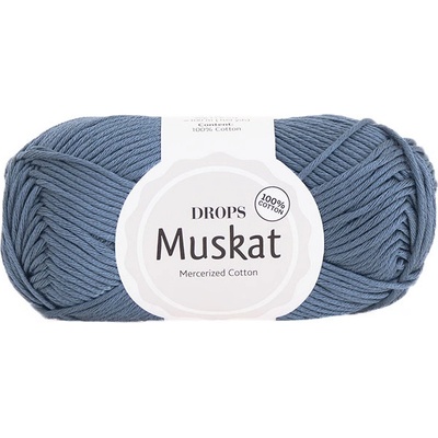 Příze DROPS Muskat 91 - modrá bouře
