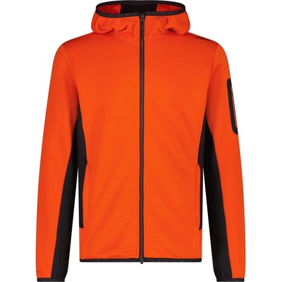 CMP Мъжко поларено яке CMP Jacket Fix Hood with Sleeve Pocket Fleece jacket - Orange - размер 58 (EU) (005-7016-0317)