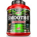 Amix Nutrition Smooth-8 - хибриден комплекс за маса - Ягода и йогурт / 2, 3 кг