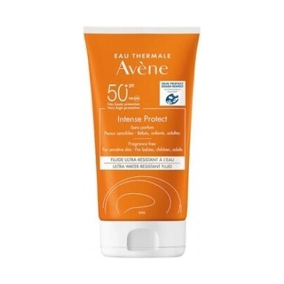 Avène Лек слънцезащитен крем за лице и тяло със SPF50+ , Avene Intense Protect Fluid for Babies, Kids and Adults SPF50+ 150 ml