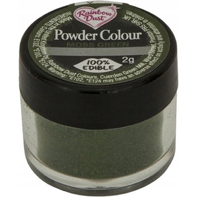 Rainbow Dust Práškové farbivo 1 ks zelené 2 g