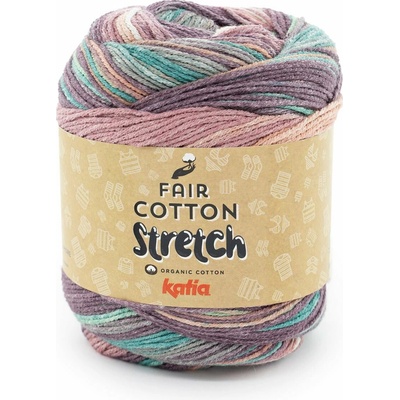FAIR COTTON STRETCH Katia FAIR COTTON STRETCH: 103 púdrová-petrol