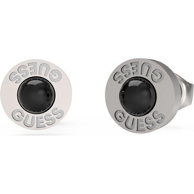 Guess Oceľové náušnice s umelou perlou Edgy Styles JUME04055JWSTBKT/U