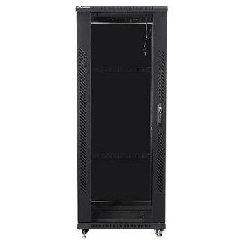Lanberg Комуникационен шкаф, Lanberg rack cabinet 19" free-standing 32U / 600x800 self-assembly flat pack, black (FF01-6832-12B)