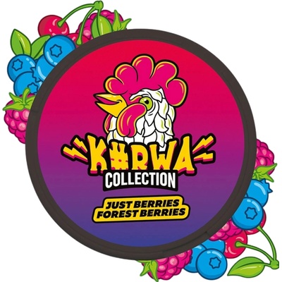 Kurwa collection - just berries, forrest berries 18 mg 18 vrecúšok